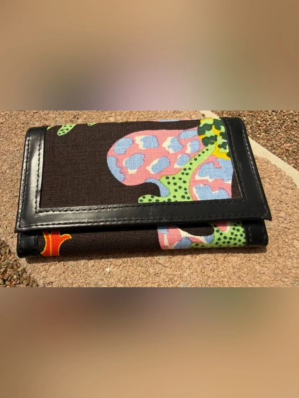 Josef Frank Style Svenskt Tenn Artsy Trifold Wallet – Handmade in Sweden